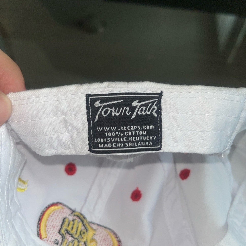 Jelly Belly White Cap with Colorful Bean Embroidery - Picture 4 of 4